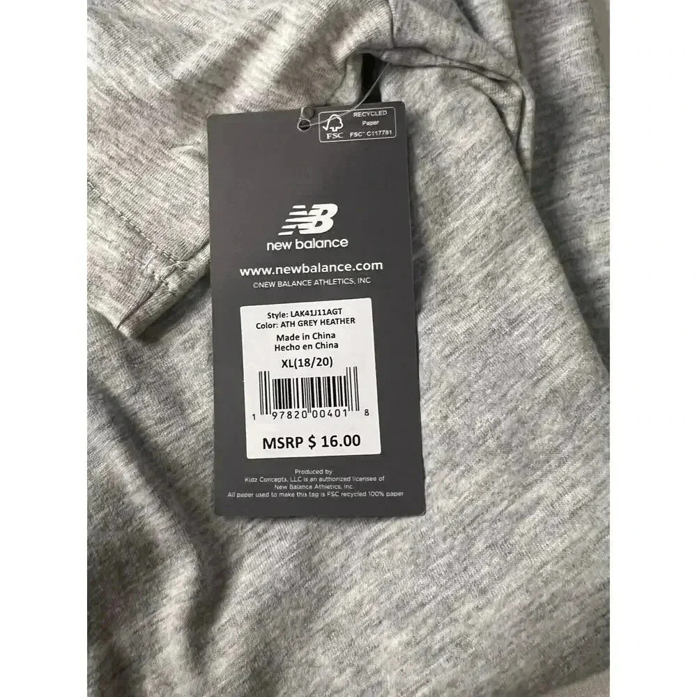 NWT New Balance Youth T-Shirt - Size Extra Large (18/20) - Picture 5 of 5